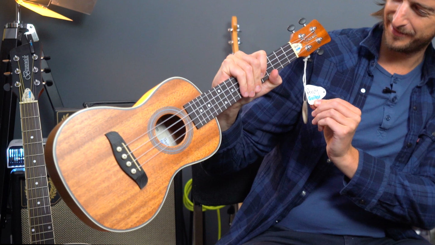 Andy's Signature Ukulele, Tuner & Bag BUNDLE + 3 months FREE Access All Areas website membership